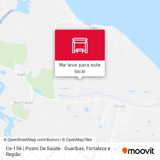 Ce-156 | Posto De Saúde - Guaribas mapa