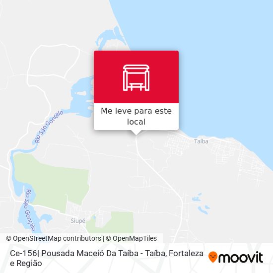 Ce-156| Pousada Maceió Da Taíba - Taíba mapa