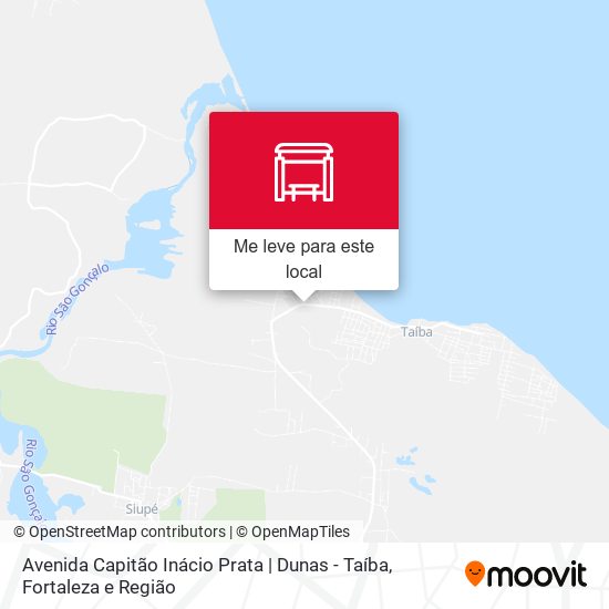 Avenida Capitão Inácio Prata | Dunas - Taíba mapa