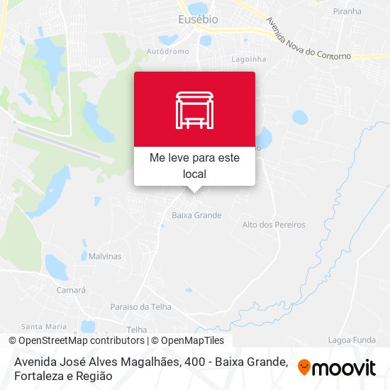 Avenida José Alves Magalhães, 400 - Baixa Grande mapa