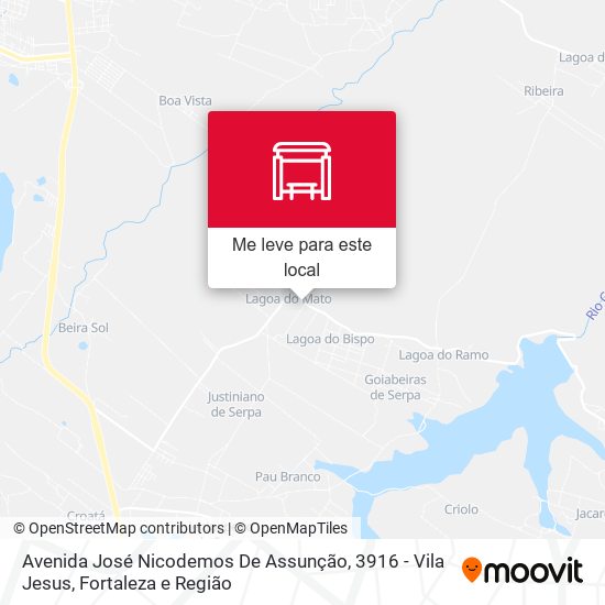 Avenida José Nicodemos De Assunção, 3916 - Vila Jesus mapa