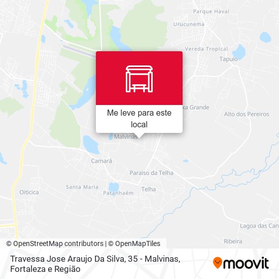 Travessa Jose Araujo Da Silva, 35 - Malvinas mapa