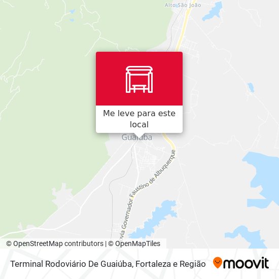 Terminal Rodoviário De Guaiúba mapa