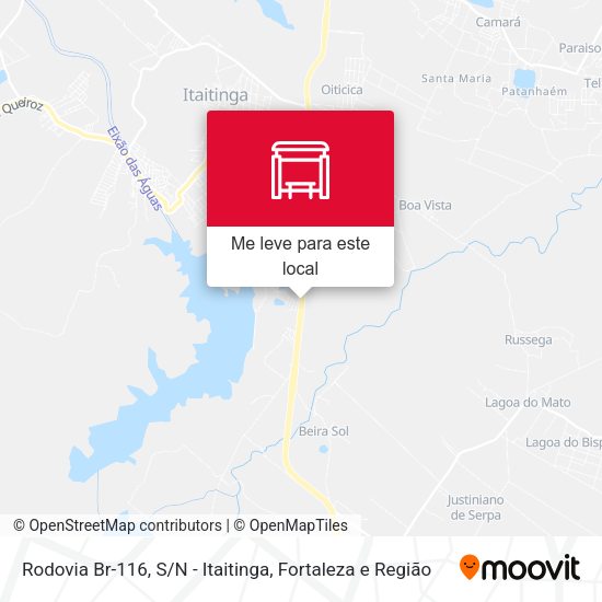 Rodovia Br-116, S / N - Itaitinga mapa