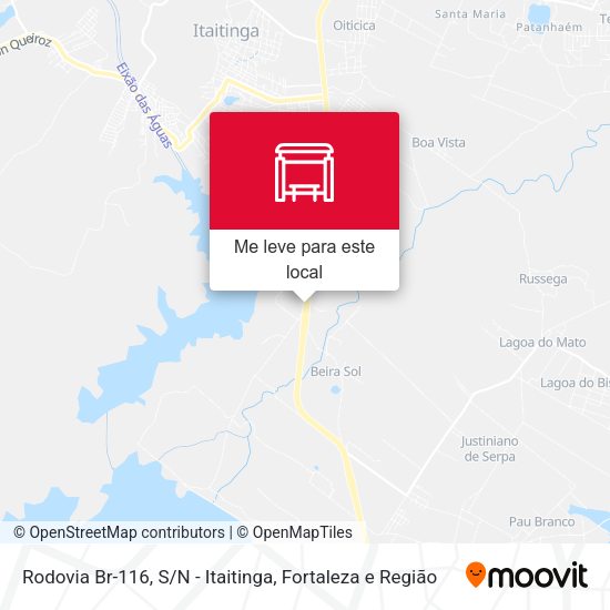 Rodovia Br-116, S / N - Itaitinga mapa