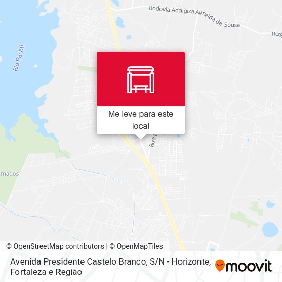 Avenida Presidente Castelo Branco, S / N - Horizonte mapa