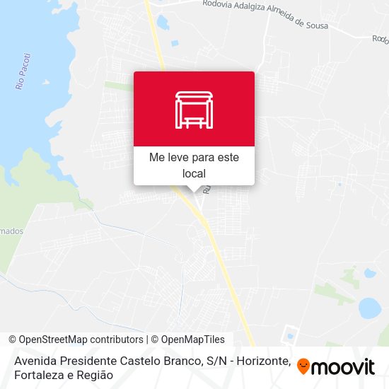 Avenida Presidente Castelo Branco, S / N - Horizonte mapa