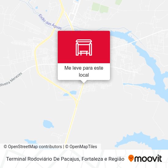 Terminal Rodoviário De Pacajus mapa