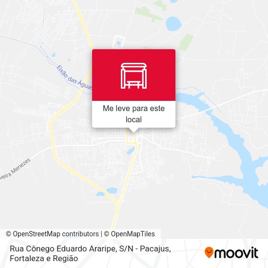 Rua Cônego Eduardo Araripe, S / N - Pacajus mapa