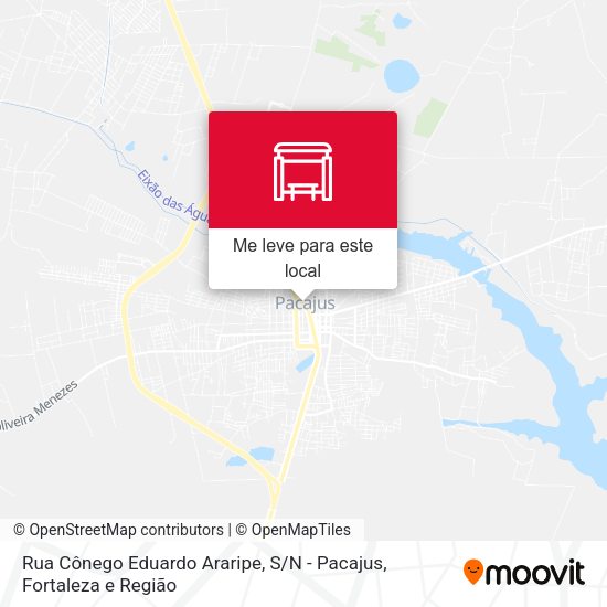 Rua Cônego Eduardo Araripe, S / N - Pacajus mapa