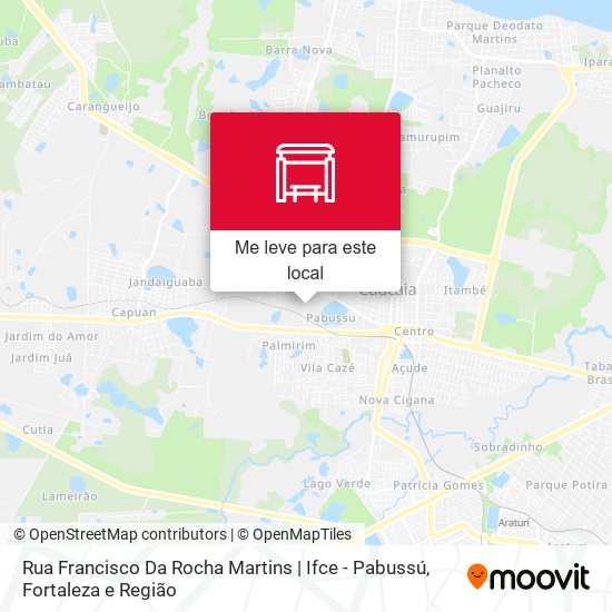 Rua Francisco Da Rocha Martins | Ifce - Pabussú mapa
