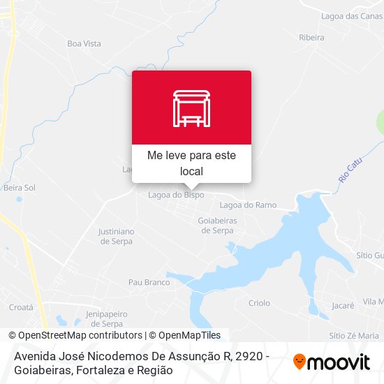 Avenida José Nicodemos De Assunção R, 2920 - Goiabeiras mapa