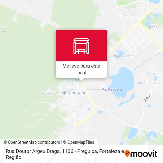 Rua Doutor Argeu Braga, 1136 - Preguiça mapa