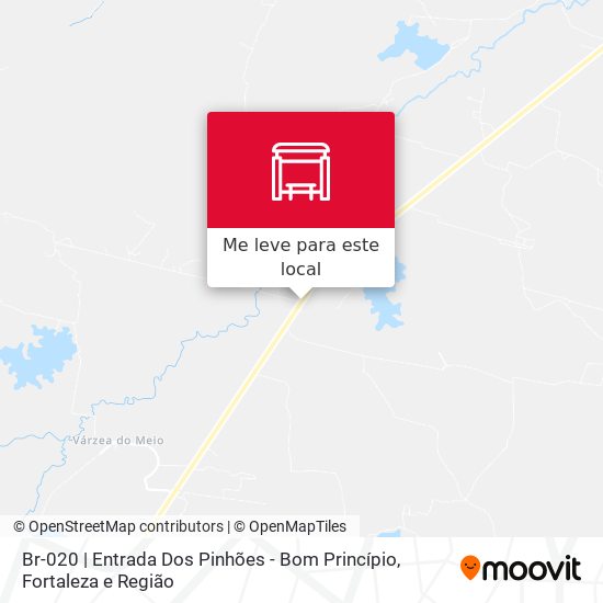 Br-020 | Entrada Dos Pinhões - Bom Princípio mapa