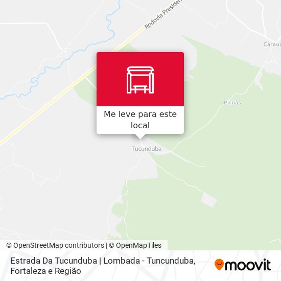 Estrada Da Tucunduba | Lombada - Tuncunduba mapa