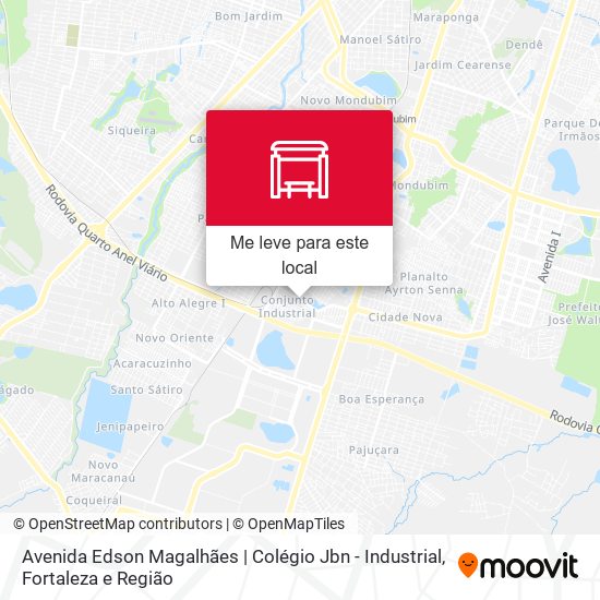 Avenida Edson Magalhães | Colégio Jbn - Industrial mapa