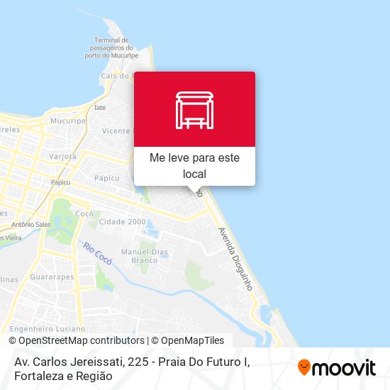 Av. Carlos Jereissati, 225 - Praia Do Futuro I mapa