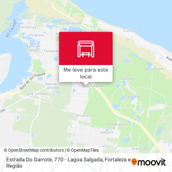Estrada Do Garrote, 770 - Lagoa Salgada mapa