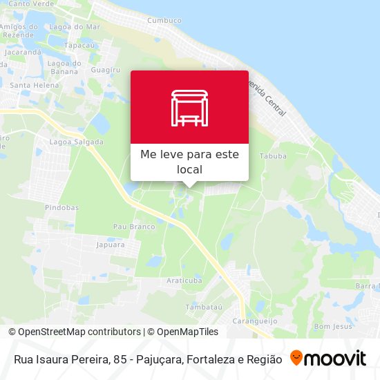 Rua Isaura Pereira, 85 - Pajuçara mapa