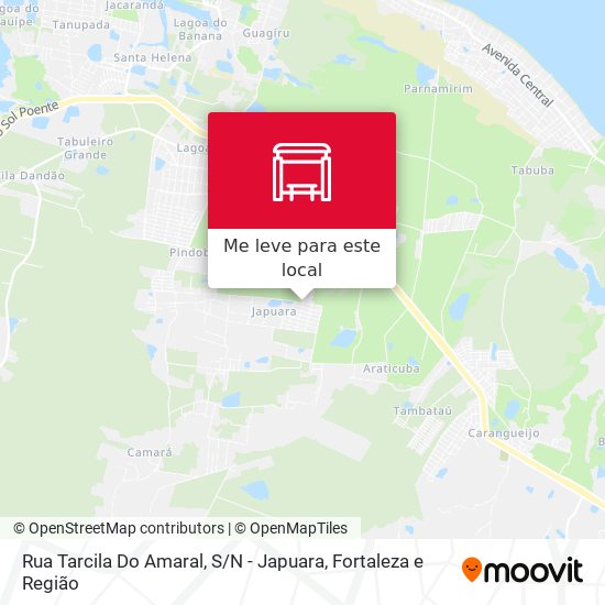 Rua Tarcila Do Amaral, S / N - Japuara mapa