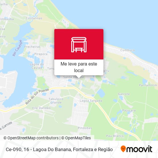 Ce-090, 16 - Lagoa Do Banana mapa