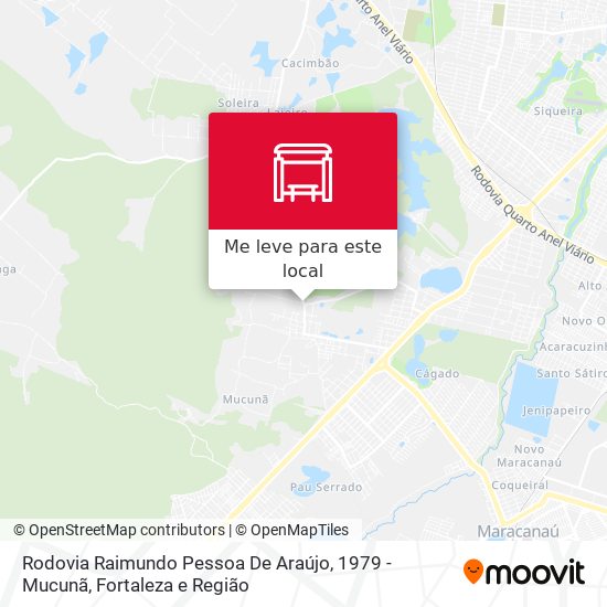 Rodovia Raimundo Pessoa De Araújo, 1979 - Mucunã mapa