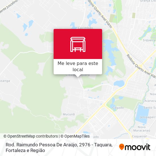 Rod. Raimundo Pessoa De Araújo, 2976 - Taquara mapa