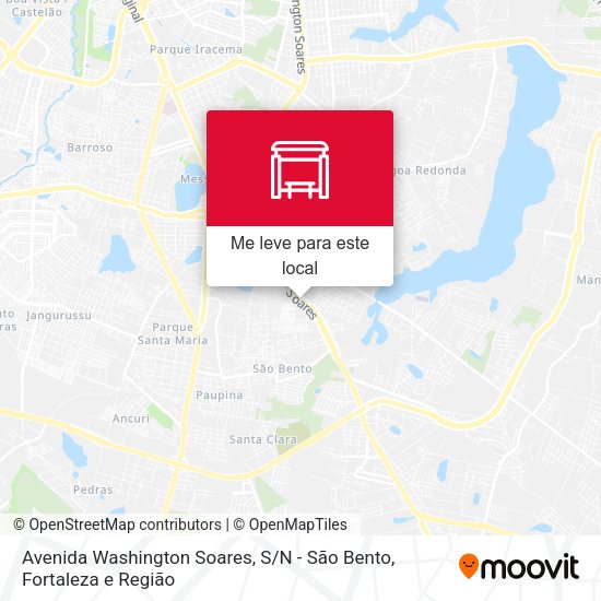 Avenida Washington Soares, S / N - São Bento mapa