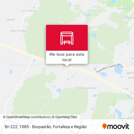 Br-222, 1085 - Boqueirão mapa