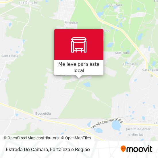 Estrada Do Camará mapa