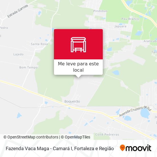 Fazenda Vaca Maga - Camará I mapa