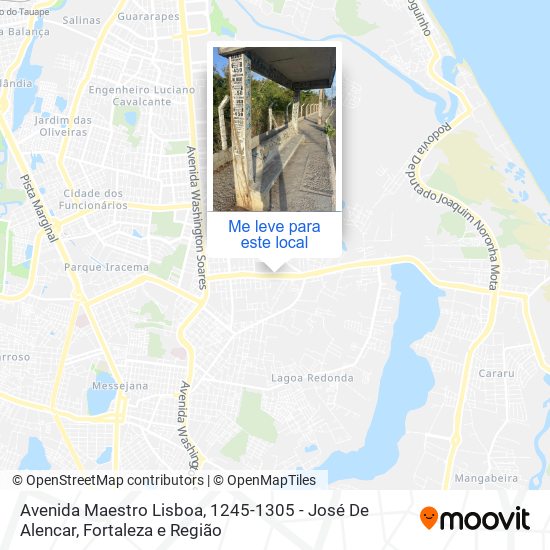 Avenida Maestro Lisboa, 1245-1305 - José De Alencar mapa