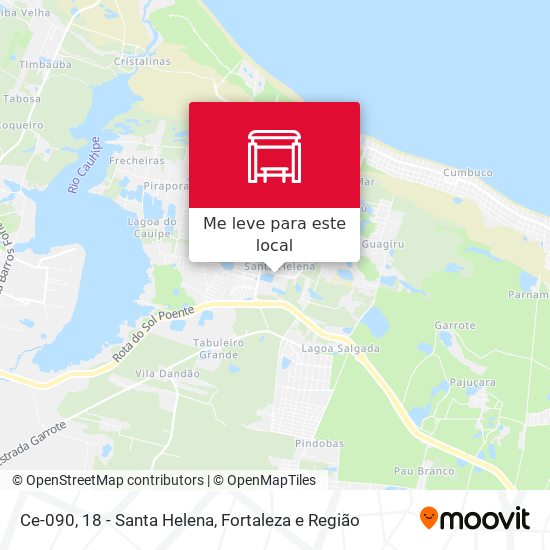 Ce-090, 18 - Santa Helena mapa