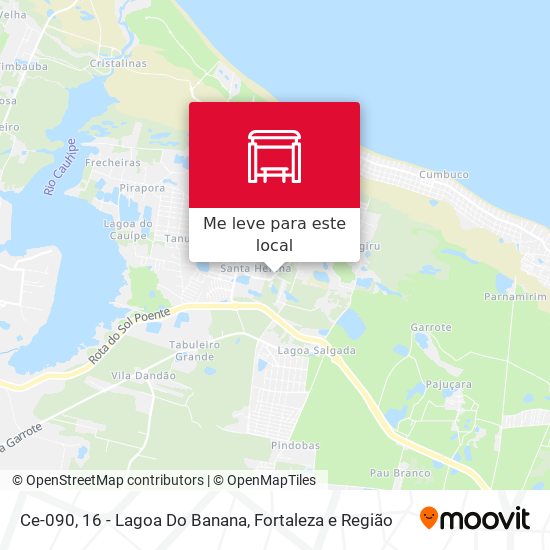 Ce-090, 16 - Lagoa Do Banana mapa