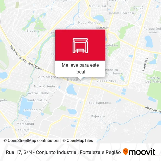 Rua 17, S / N - Conjunto Industrial mapa