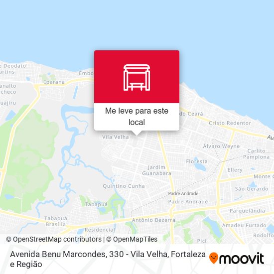 Avenida Benu Marcondes, 330 - Vila Velha mapa