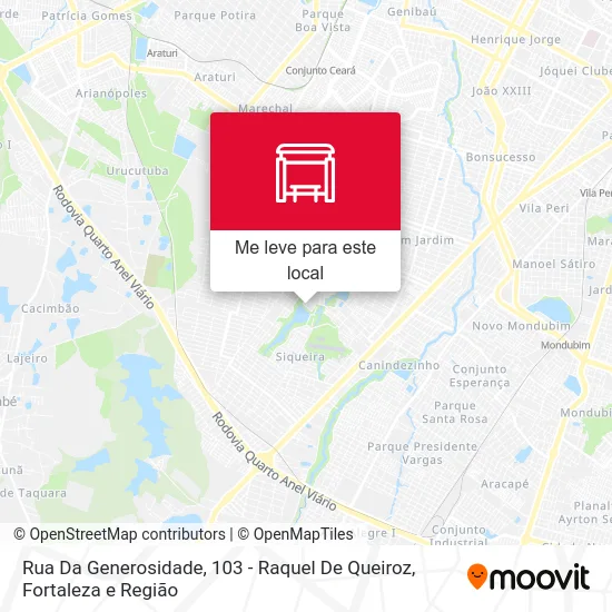 Rua Da Generosidade, 103 - Raquel De Queiroz mapa