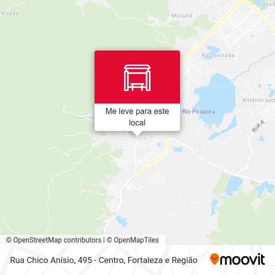 Rua Chico Anísio, 495 - Centro mapa