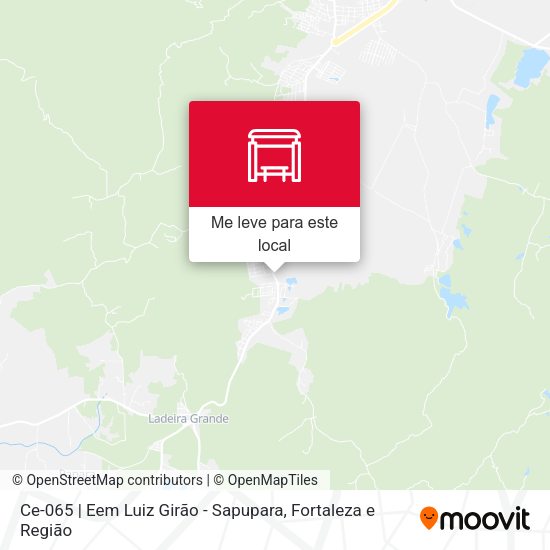 Ce-065 | Eem Luiz Girão - Sapupara mapa