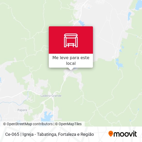 Ce-065 | Igreja - Tabatinga mapa