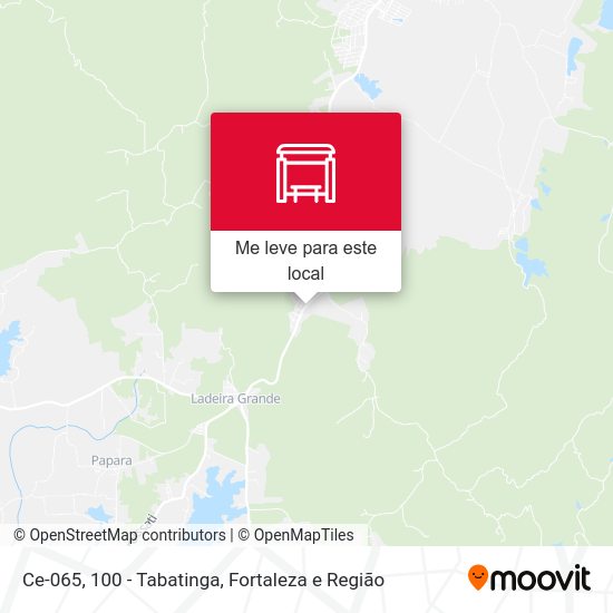 Ce-065, 100 - Tabatinga mapa