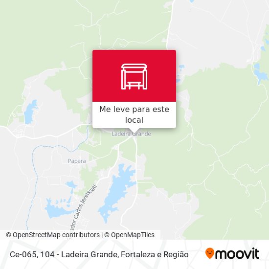 Ce-065, 104 - Ladeira Grande mapa