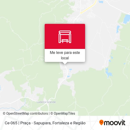 Ce-065 | Praça - Sapupara mapa