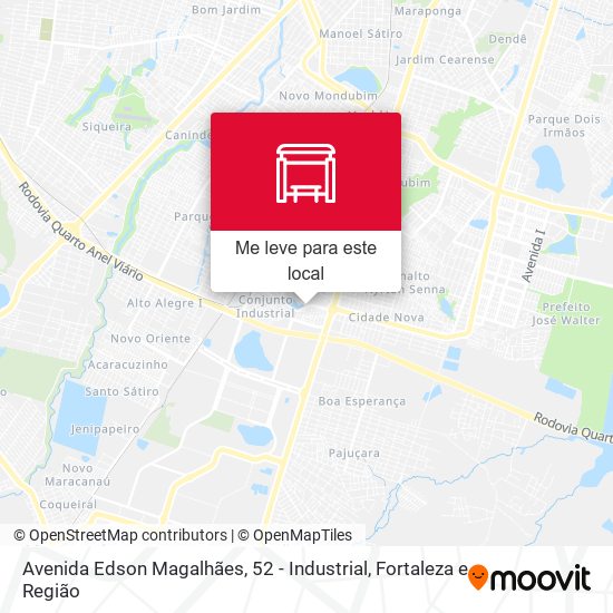 Avenida Edson Magalhães, 52 - Industrial mapa