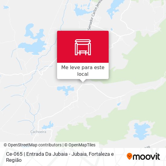 Ce-065 | Entrada Da Jubaia - Jubaia mapa
