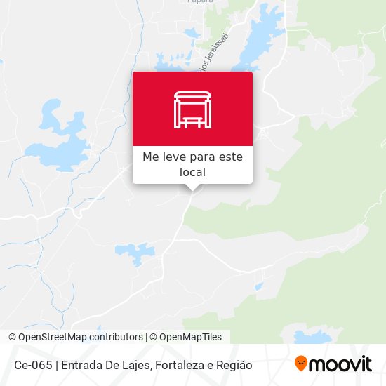 Ce-065 | Entrada De Lajes mapa
