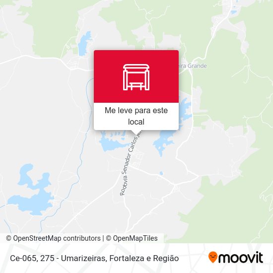 Ce-065, 275 - Umarizeiras mapa