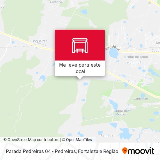 Parada Pedreiras 04 - Pedreiras mapa