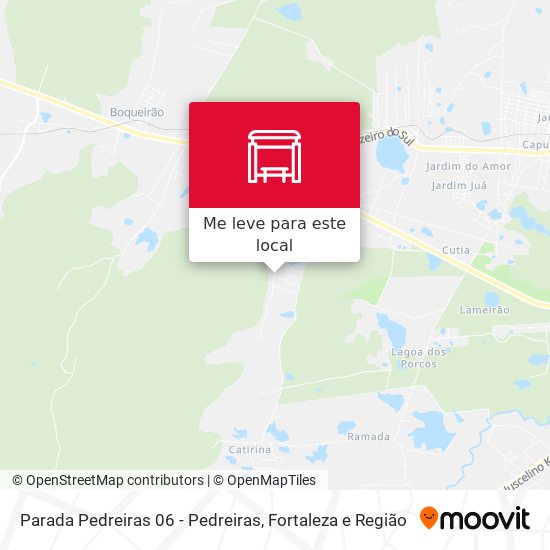 Parada Pedreiras 06 - Pedreiras mapa