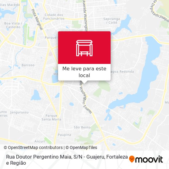 Rua Doutor Pergentino Maia, S / N - Guajeru mapa